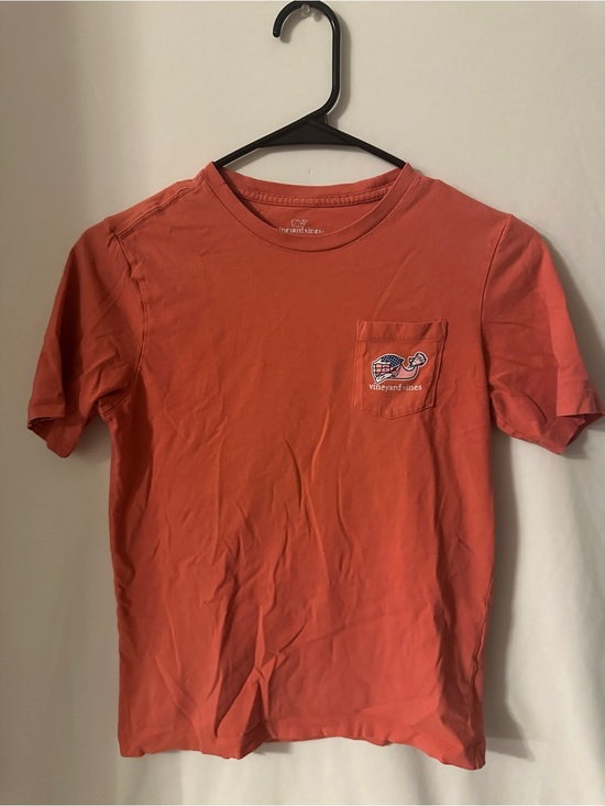 Vineyard Vines Other - Vineyard Vines Kids’s Short-Sleeve Pocket Tee in Coral - Lacrosse Themed